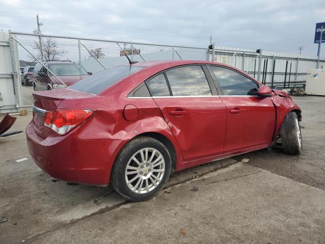 1G1PJ5S90B7279053 - 2011 CHEVROLET CRUZE ECO MAROON photo 3