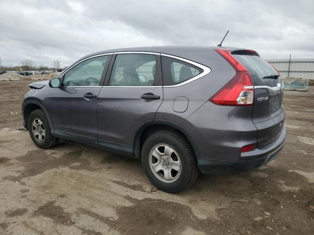 5J6RM4H32GL077120 - 2016 HONDA CR-V LX GRAY photo 2