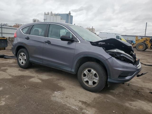 5J6RM4H32GL077120 - 2016 HONDA CR-V LX GRAY photo 4