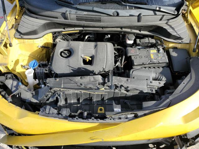 KNDJ23AUXL7094692 - 2020 KIA SOUL LX YELLOW photo 11