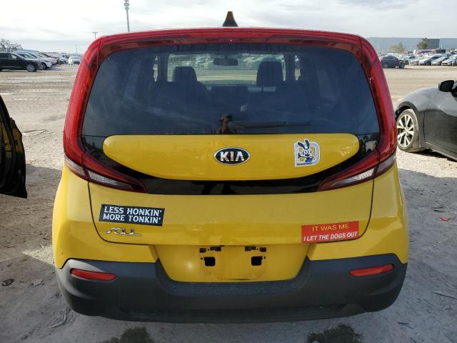 KNDJ23AUXL7094692 - 2020 KIA SOUL LX YELLOW photo 6