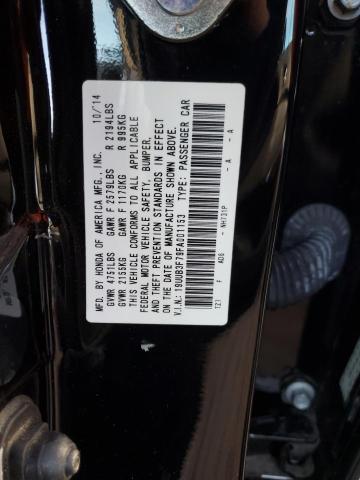 19UUB3F79FA001153 - 2015 ACURA TLX ADVANCE BLACK photo 12