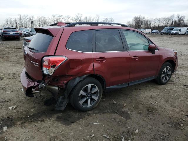 JF2SJALC6HH414108 - 2017 SUBARU FORESTER 2.5I LIMITED RED photo 3