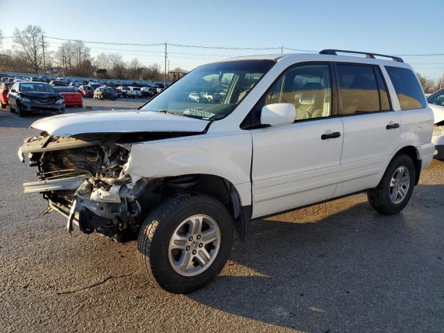 2HKYF18525H538619 - 2005 HONDA PILOT EXL WHITE photo 1