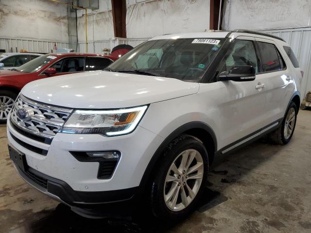 1FM5K8D85JGC48201 - 2018 FORD EXPLORER XLT Ақ фото 1