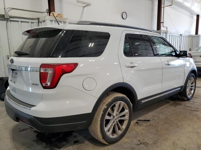 1FM5K8D85JGC48201 - 2018 FORD EXPLORER XLT Ақ фото 3