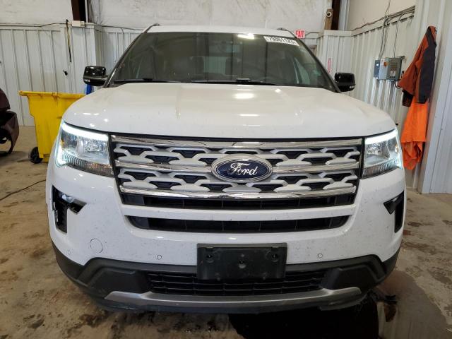 1FM5K8D85JGC48201 - 2018 FORD EXPLORER XLT Ақ фото 5
