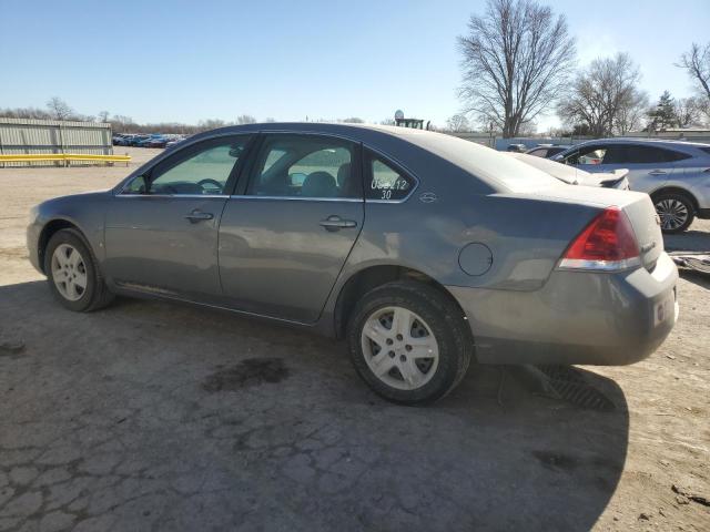 2G1WB55KX89276465 - 2008 CHEVROLET IMPALA LS CHARCOAL photo 2