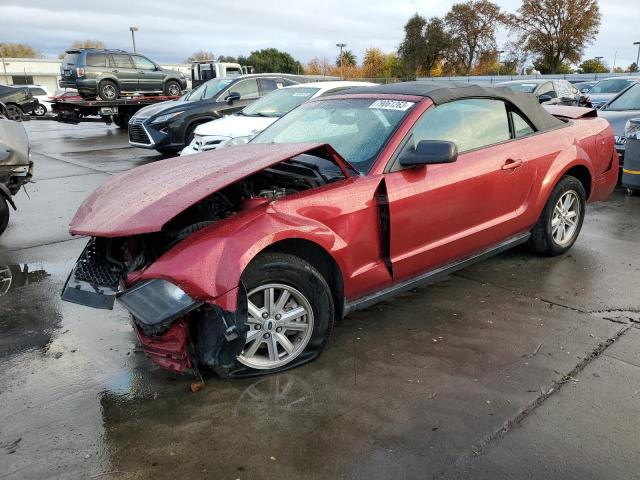 1ZVFT84N775253591 - 2007 FORD MUSTANG RED photo 1