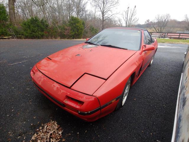 JM1FC351XJ0102301 - 1988 MAZDA RX7 RED photo 2