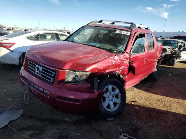 2HJYK16506H517935 - 2006 HONDA RIDGELINE RTL RED photo 1