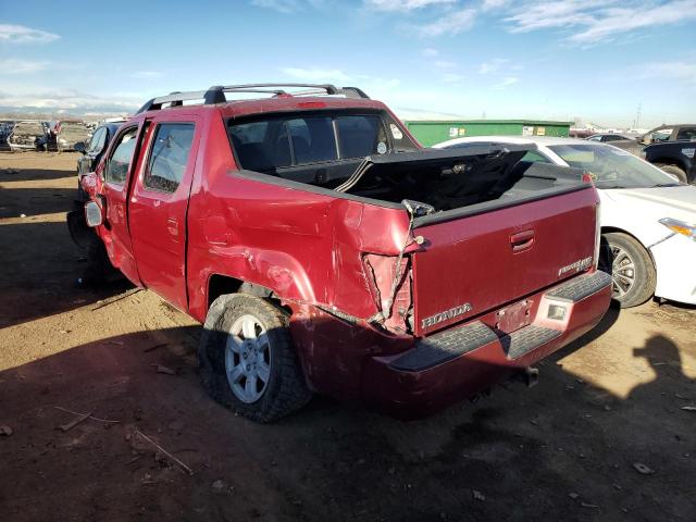 2HJYK16506H517935 - 2006 HONDA RIDGELINE RTL RED photo 2