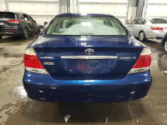 4T1BE30K46U152602 - 2006 TOYOTA CAMRY LE BLUE photo 6