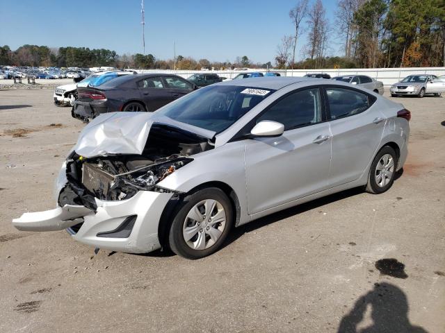 5NPDH4AEXGH695452 - 2016 HYUNDAI ELANTRA SE SILVER photo 1