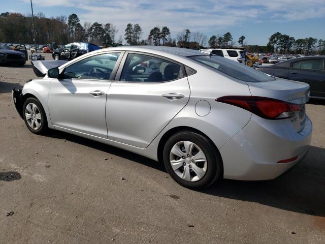 5NPDH4AEXGH695452 - 2016 HYUNDAI ELANTRA SE SILVER photo 2