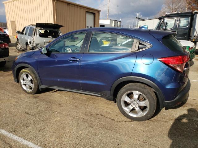 3CZRU6H36GM720935 - 2016 HONDA HR-V LX BLUE photo 2