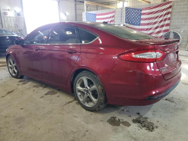 3FA6P0HR0DR343671 - 2013 FORD FUSION SE BURGUNDY photo 2