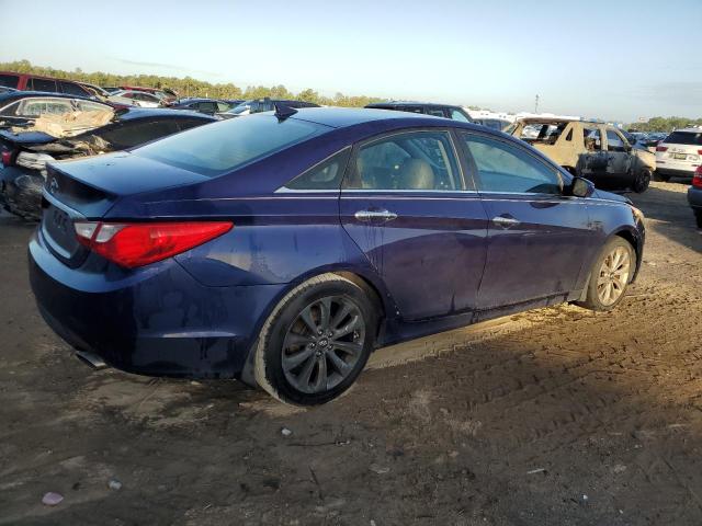 5NPEC4AC3BH143379 - 2011 HYUNDAI SONATA SE BLUE photo 3