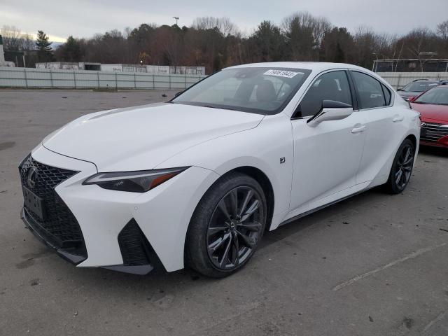 JTHGZ1E27N5026480 - 2022 LEXUS IS 350 F-SPORT WHITE photo 1