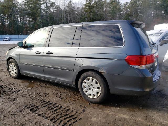 5FNRL3H24AB090049 - 2010 HONDA ODYSSEY LX GRAY photo 2