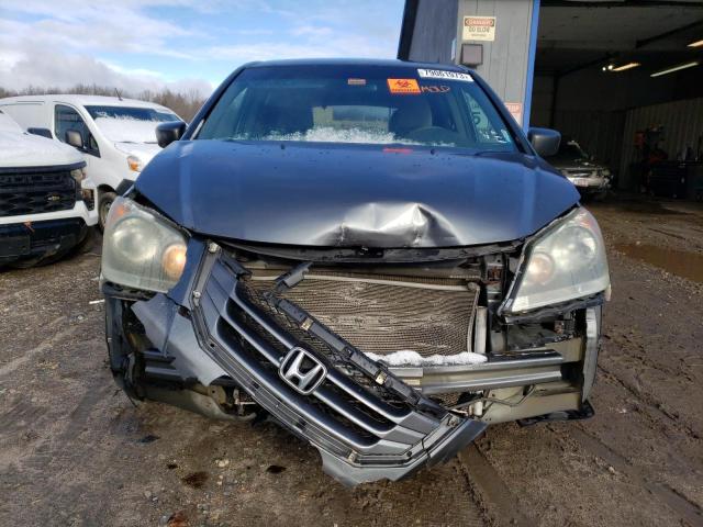 5FNRL3H24AB090049 - 2010 HONDA ODYSSEY LX GRAY photo 5