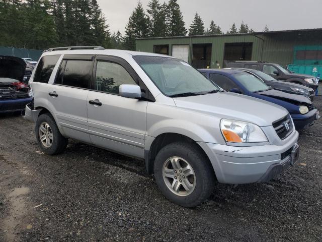 2HKYF18683H509034 - 2003 HONDA PILOT EXL SILVER photo 4