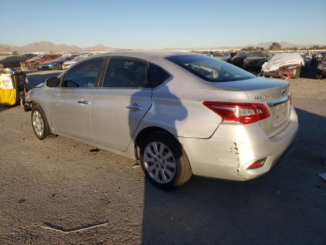 3N1AB7AP2HY406126 - 2017 NISSAN SENTRA S SILVER photo 2