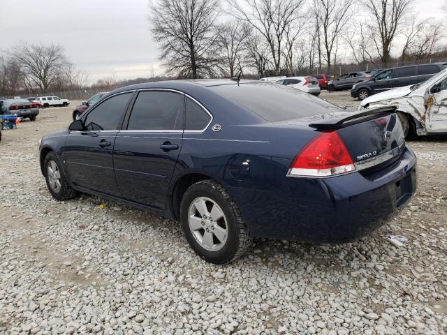 2G1WT58K181358723 - 2008 CHEVROLET IMPALA LT BLUE photo 2