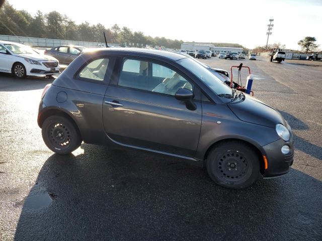 3C3CFFARXET236584 - 2015 FIAT 500 POP GRAY photo 4