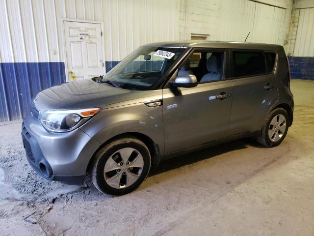 KNDJN2A25F7207212 - 2015 KIA SOUL GRAY photo 1