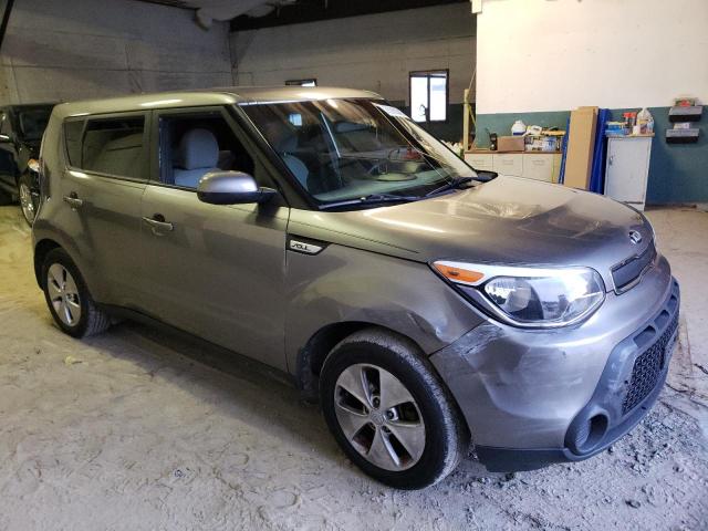 KNDJN2A25F7207212 - 2015 KIA SOUL GRAY photo 4