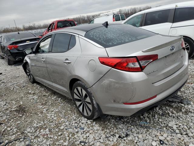 5XXGR4A67CG032509 - 2012 KIA OPTIMA SX GRAY photo 2