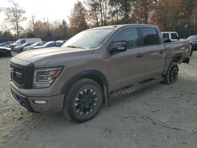 1N6AA1ED8MN530290 - 2021 NISSAN TITAN SV TAN photo 1