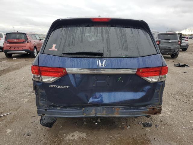 5FNRL5H69EB118819 - 2014 HONDA ODYSSEY EXL BLUE photo 6