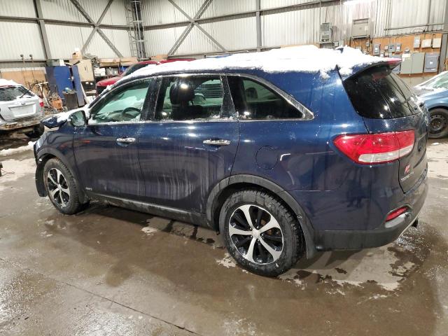 5XYPHDA15HG200397 - 2017 KIA SORENTO EX BLUE photo 2