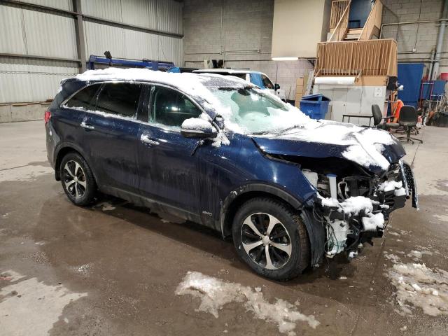 5XYPHDA15HG200397 - 2017 KIA SORENTO EX BLUE photo 4