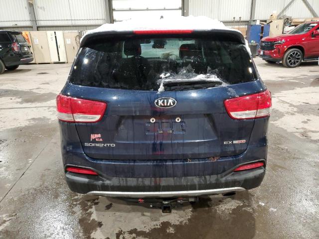 5XYPHDA15HG200397 - 2017 KIA SORENTO EX BLUE photo 6