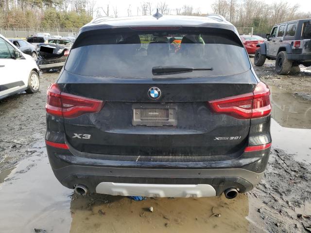 5UXTY5C06M9G18733 - 2021 BMW X3 XDRIVE30I BLACK photo 6