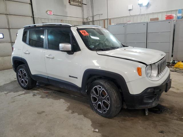 ZACCJBDBXHPE78188 - 2017 JEEP RENEGADE LIMITED WHITE photo 4