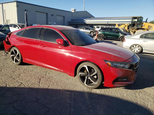 1HGCV1F36JA263810 - 2018 HONDA ACCORD SPORT RED photo 4