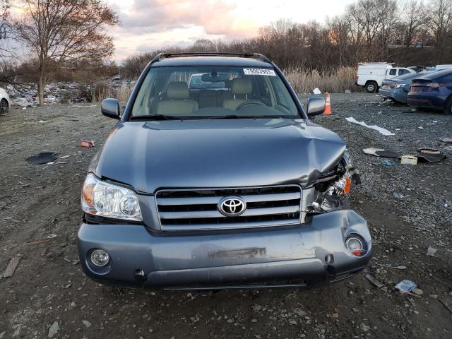 JTEEP21A970212552 - 2007 TOYOTA HIGHLANDER SPORT BLUE photo 5