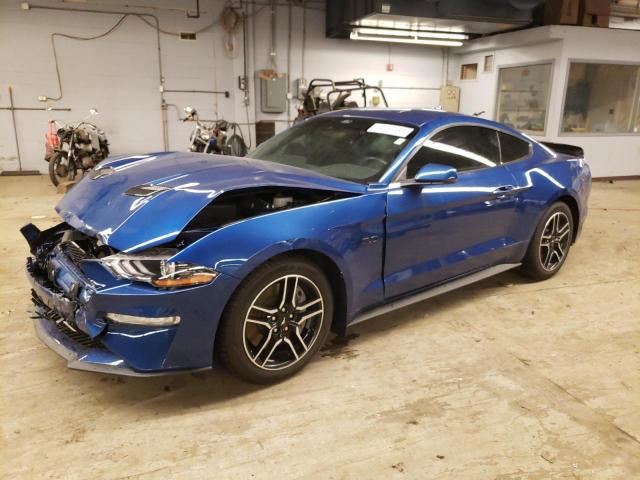 1FA6P8CF7N5141779 - 2022 FORD MUSTANG GT BLUE photo 1