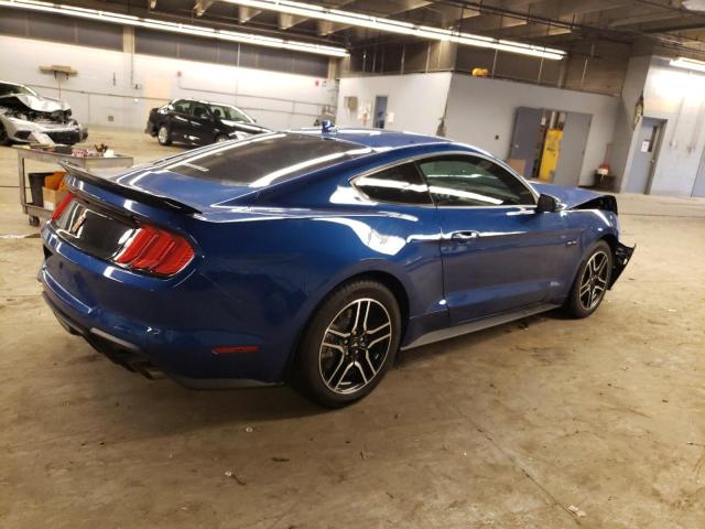 1FA6P8CF7N5141779 - 2022 FORD MUSTANG GT BLUE photo 3