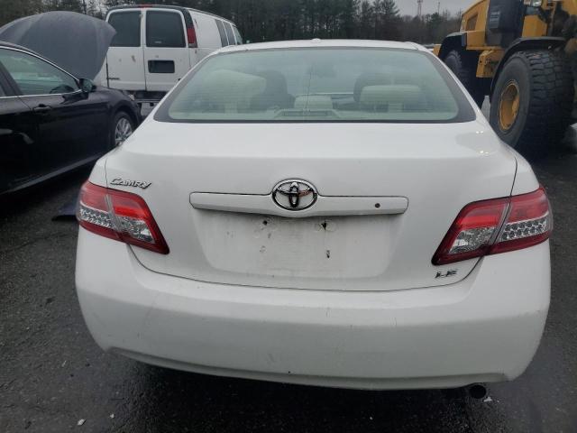 4T4BF3EK7AR013164 - 2010 TOYOTA CAMRY BASE WHITE photo 6