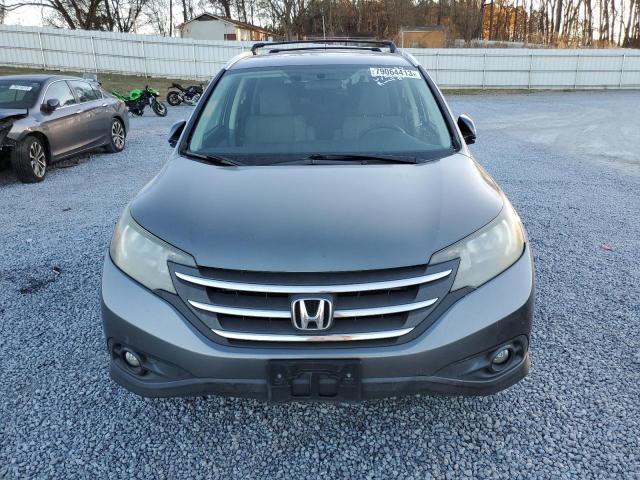 JHLRM3H51CC004674 - 2012 HONDA CR-V EX GRAY photo 5