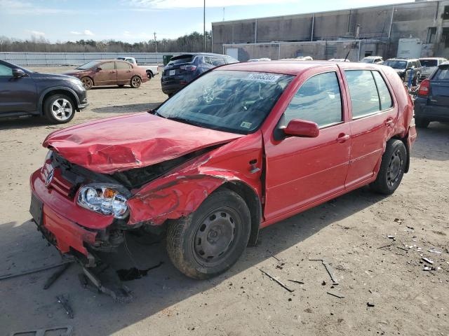 9BWFL61J654009884 - 2005 VOLKSWAGEN GOLF GL RED photo 1