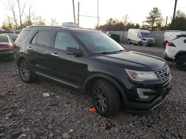 1FM5K7F82GGC06519 - 2016 FORD EXPLORER LIMITED BLACK photo 4