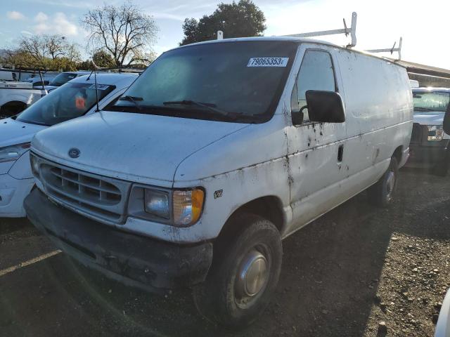 1FTSE34S42HA47057 - 2002 FORD ECONOLINE E350 SUPER DUTY VAN WHITE photo 1