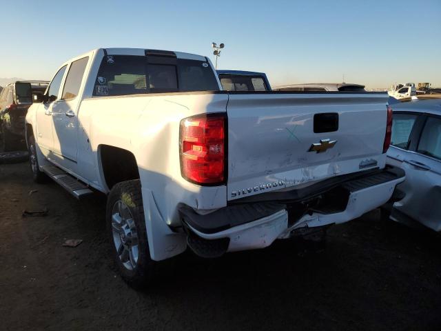 1GC1KXE8XFF540130 - 2015 CHEVROLET SILVERADO K2500 HIGH COUNTRY WHITE photo 2