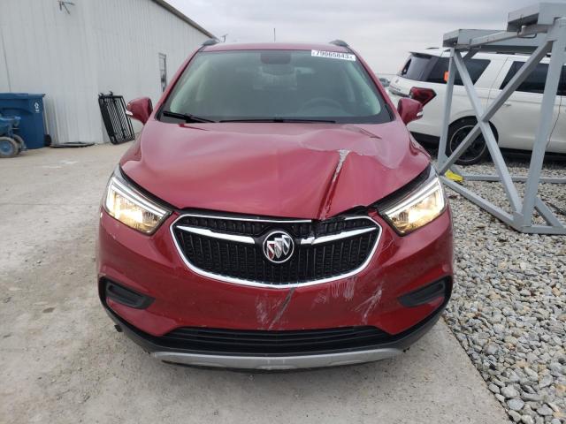 KL4CJASB6KB712075 - 2019 BUICK ENCORE PREFERRED RED photo 5